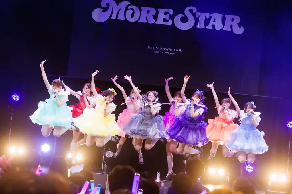 MORE STAR、初の単独ライブ『1st STAR』を満員のヒューリックホール東京で開催　7月7日に豊洲PITでのワンマンライブ開催を発表 画像 3