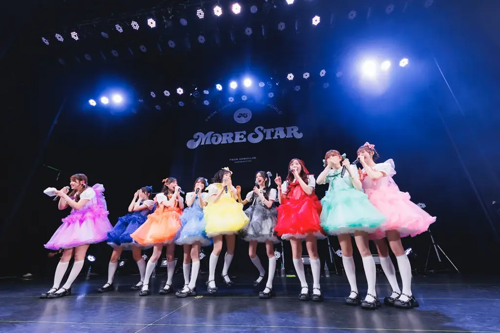 MORE STAR、初の単独ライブ『1st STAR』を満員のヒューリックホール東京で開催　7月7日に豊洲PITでのワンマンライブ開催を発表 画像 4