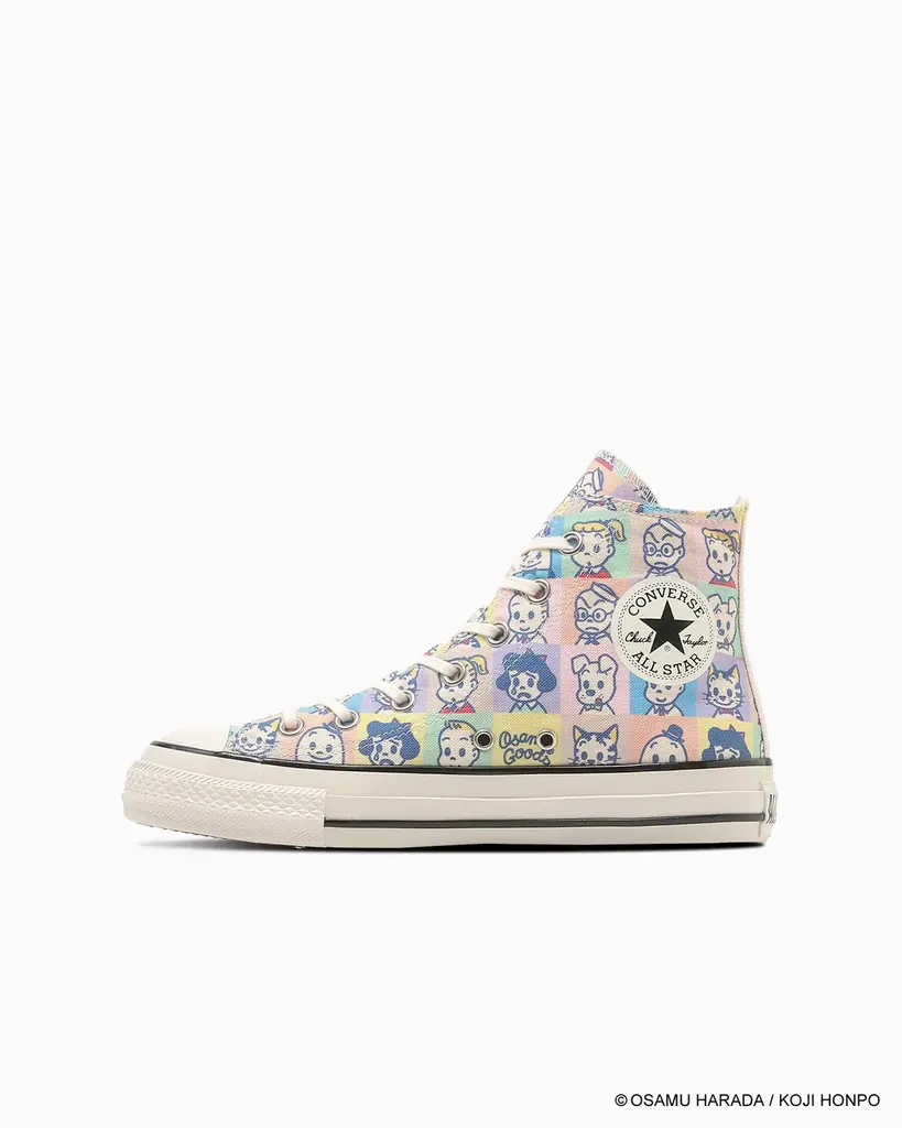 CONVERSE×OSAMU GOODSコラボレーションモデルを発売。原田治氏が手がけたキャラクターを落とし込んだファミリーペアモデル 画像 5