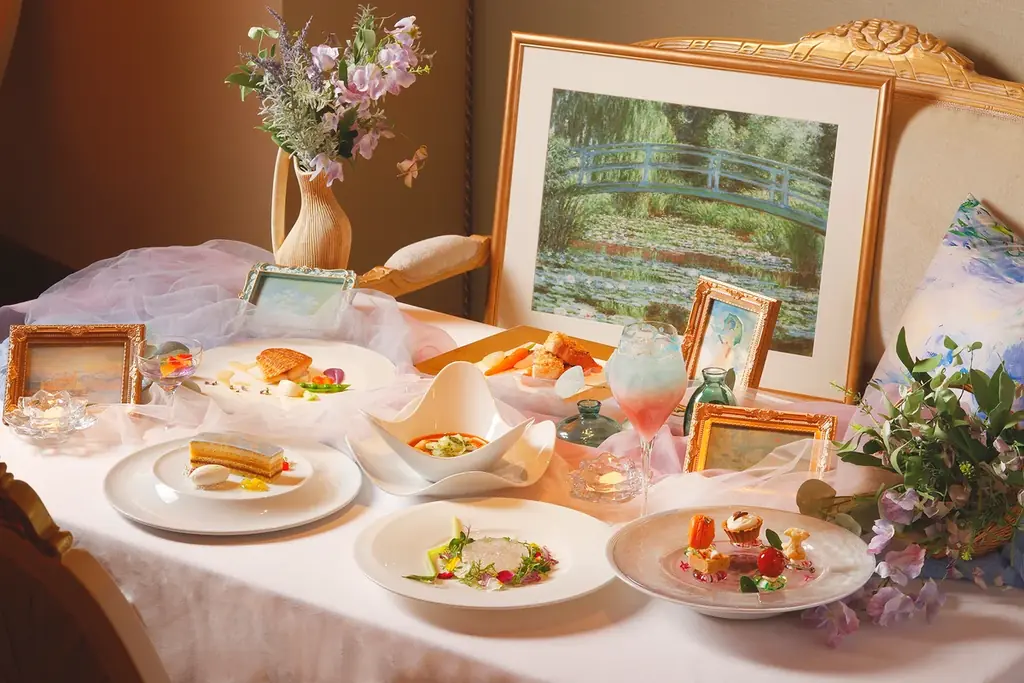 3月19日開始｜モネの色彩を皿で味わう特別コース＠東京ベイ