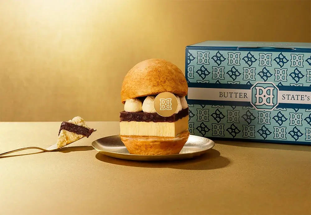 【名古屋限定】極厚“あんバタ生バーガー”が誕生！バタースイーツ専門店が手がける新背徳スイーツ＜バターステイツ by銀のぶどう＞ 画像 3