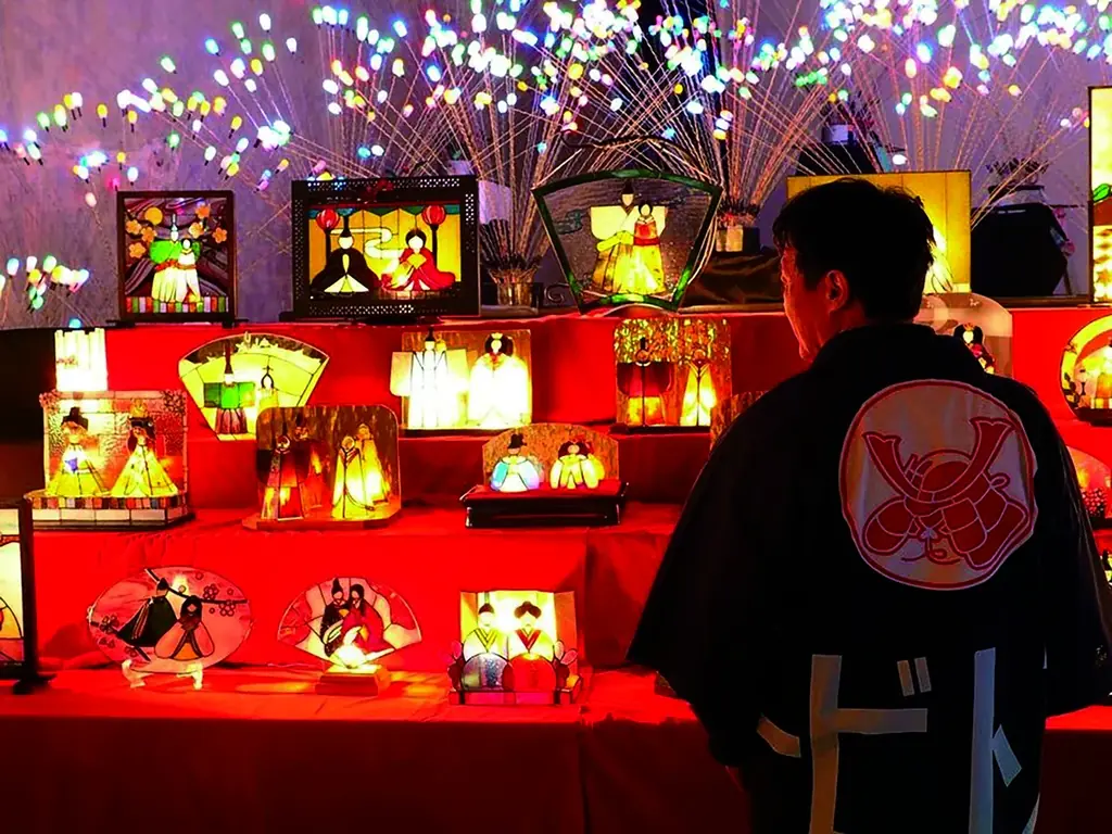 半田赤レンガ建物 桃の節句 ステンドグラスのおひな祭り展 画像 3