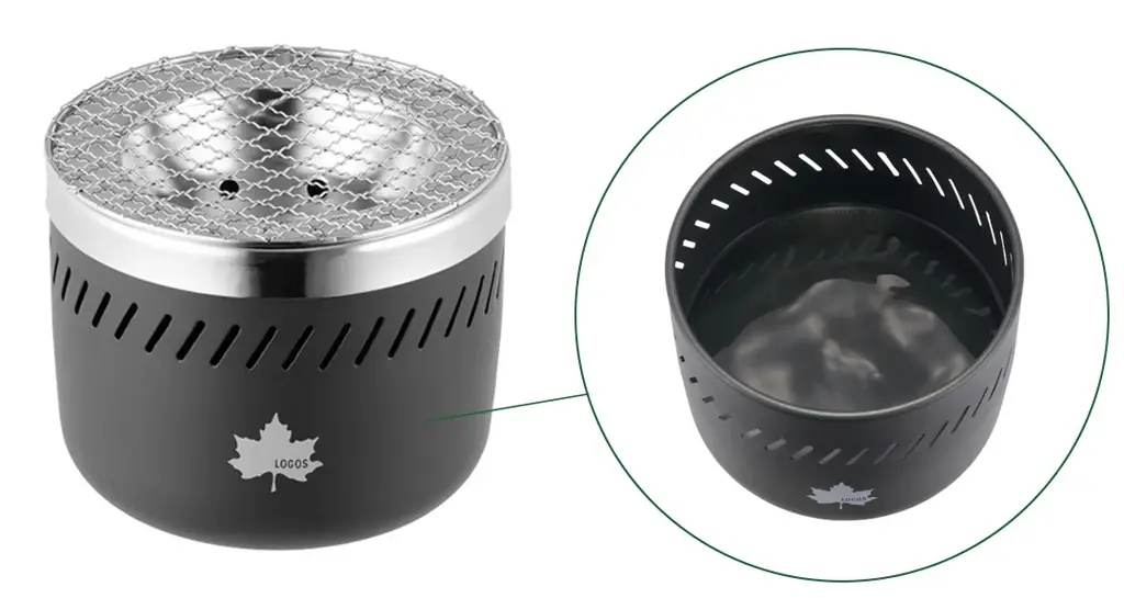 本格炭火焼きをもっと気軽に！卓上でも楽しめる水冷式コンロ「LOGOS 卓上水コンロ」新発売！ 画像 3