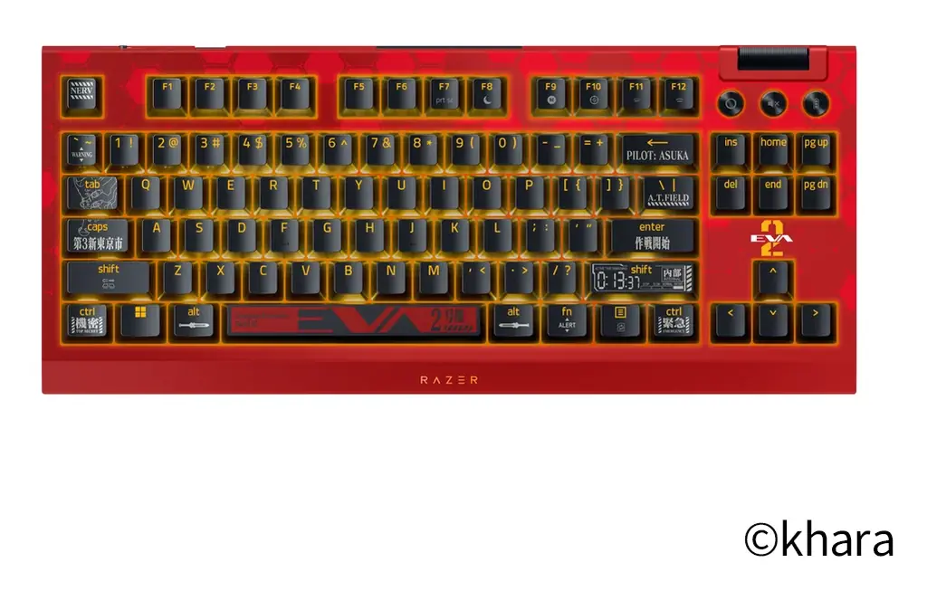 RAZER | EVANGELION エヴァ2号機コレクション 国内発売決定ゲーミングキーボード、ゲーミングマウス、ゲーミングヘッドセット、ゲーミングマウスパッド、ゲーミングチェア 画像 2