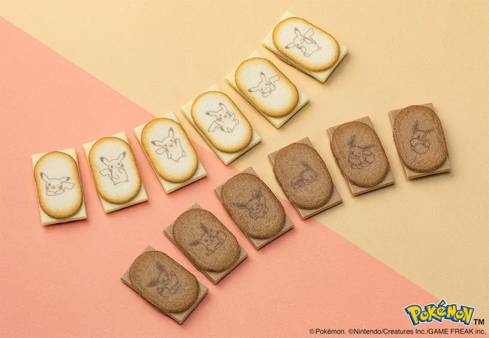 【ポケモン東京ばな奈】大人気のクッキーサンドがピカチュウ＆イーブイ缶になって登場！マスキングテープも入ったスペシャル缶 画像 3