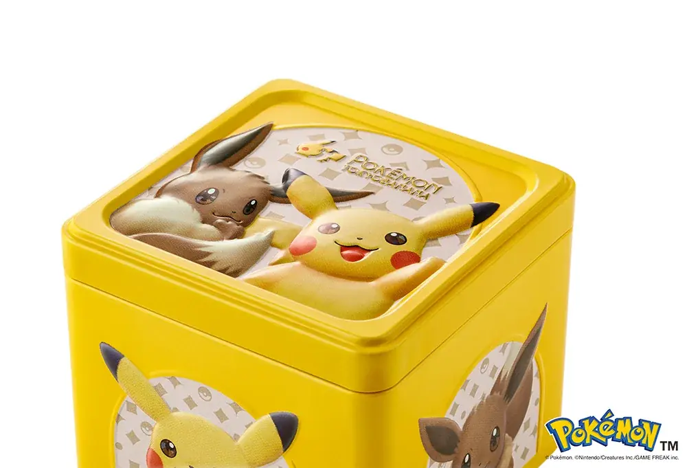 【ポケモン東京ばな奈】大人気のクッキーサンドがピカチュウ＆イーブイ缶になって登場！マスキングテープも入ったスペシャル缶 画像 4