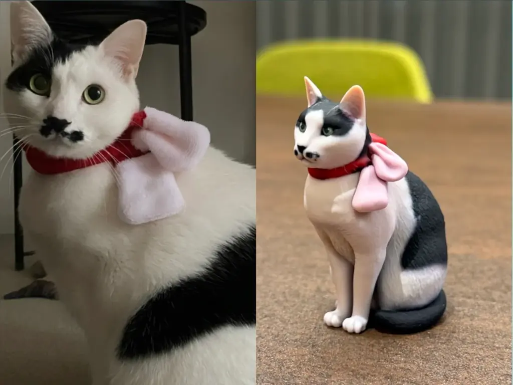 2/22(猫の日)に先駆けて、あなたのペットをそのままフィギュアできるサービス新登場！”先着50名無料キャンペーン”を開始！ 画像 3