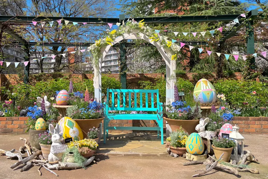 1万本のチューリップが春の訪れを彩る／練馬区立 四季の香ローズガーデン「2026ハッピーイースター」開催／3月21日（土）~4月12日（日） 画像 3