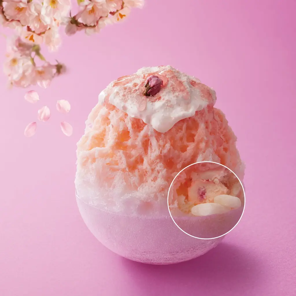 【新商品】3月5日より春限定「天然水の削り氷　桜もちみるく」等、期間限定の新メニューが「和カフェTsumugi」に登場 画像 2