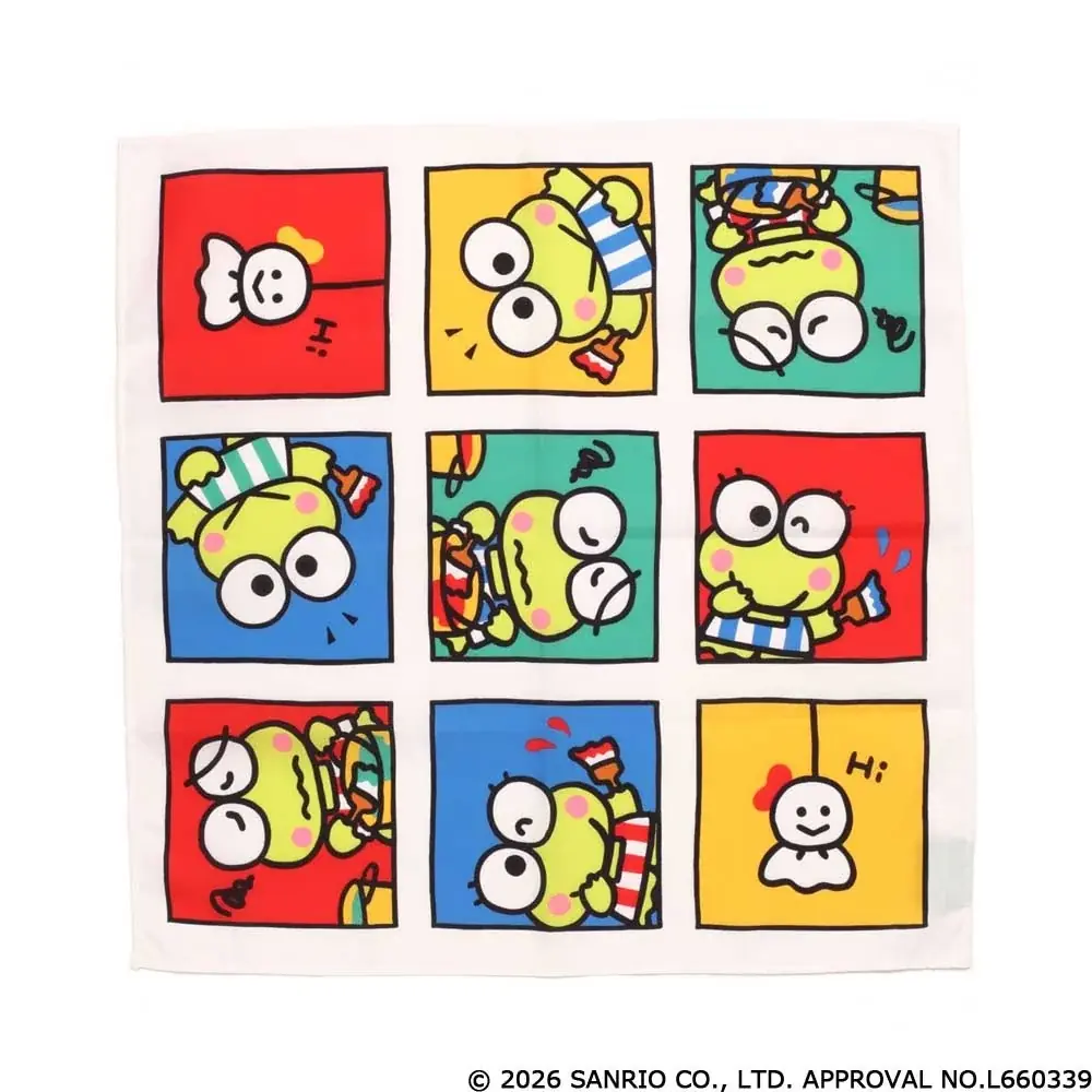 サンリオキャラクターの「けろけろけろっぴ」が縫製バラエティーコレクションになってカプセルトイに登場！フェイスポーチやBIG巾着など可愛いお役立ちアイテムが目白押し！ 画像 7