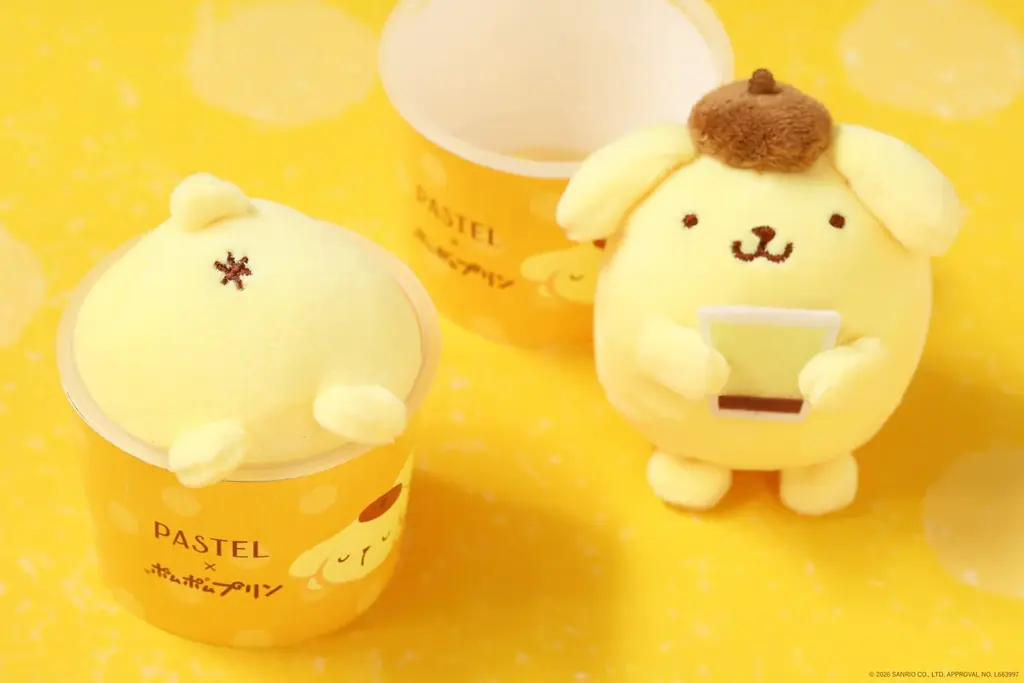【パステル×ポムポムプリン2026】大人気コラボがパワーアップ！サンリオのキャラクター「ポムポムプリン」の30周年をお祝いするプリンや新作スイーツをはじめもちもちぬいぐるみなどコラボ限定商品を新発売！ 画像 5