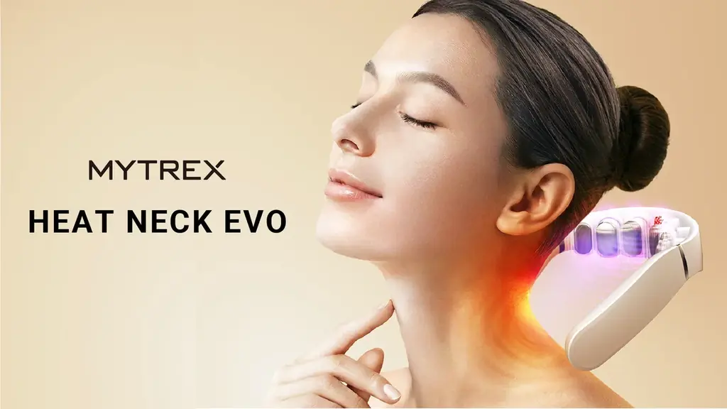 【MYTREX】ネックケアシリーズが進化。“振動×EMS×W温熱” を融合したハイブリッドモデル「HEAT NECK EVO」誕生 画像 1