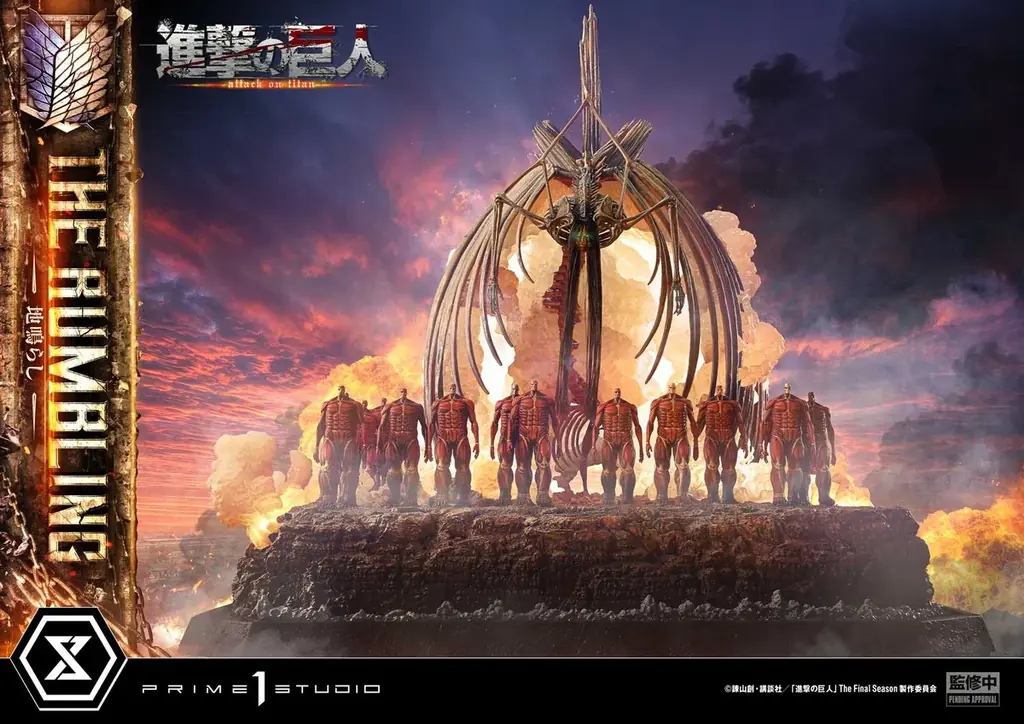 全長1m越え！TVアニメ『進撃の巨人』の「地鳴らし」をジオラマ化 画像 16