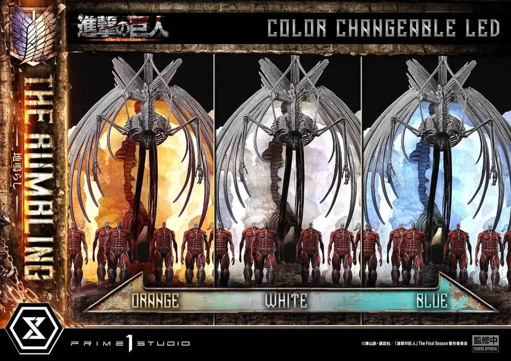 全長1m越え！TVアニメ『進撃の巨人』の「地鳴らし」をジオラマ化 画像 7