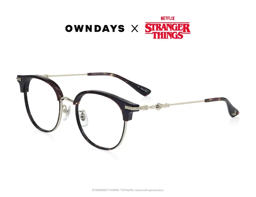 【OWNDAYS｜オンデーズ】Netflix「ストレンジャー・シングス 未知の世界」とのアイウェアコレクション登場！裏側の世界やヘルファイア・クラブの世界観を凝縮したモデルが揃うファン必見のコラボ発売 画像 10