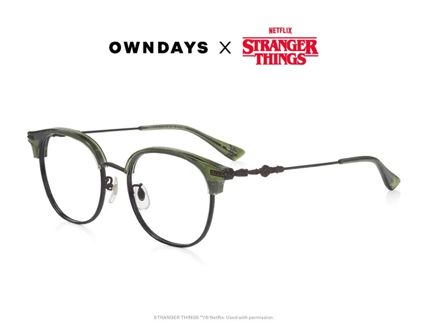 【OWNDAYS｜オンデーズ】Netflix「ストレンジャー・シングス 未知の世界」とのアイウェアコレクション登場！裏側の世界やヘルファイア・クラブの世界観を凝縮したモデルが揃うファン必見のコラボ発売 画像 11
