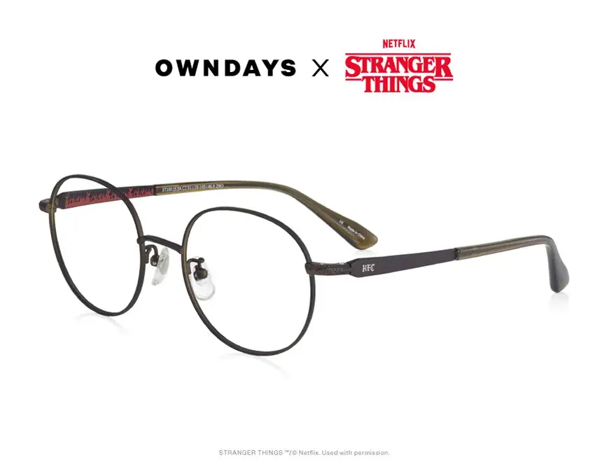 【OWNDAYS｜オンデーズ】Netflix「ストレンジャー・シングス 未知の世界」とのアイウェアコレクション登場！裏側の世界やヘルファイア・クラブの世界観を凝縮したモデルが揃うファン必見のコラボ発売 画像 13