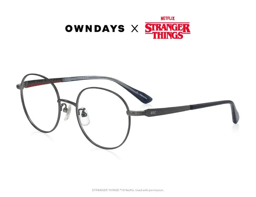 【OWNDAYS｜オンデーズ】Netflix「ストレンジャー・シングス 未知の世界」とのアイウェアコレクション登場！裏側の世界やヘルファイア・クラブの世界観を凝縮したモデルが揃うファン必見のコラボ発売 画像 14