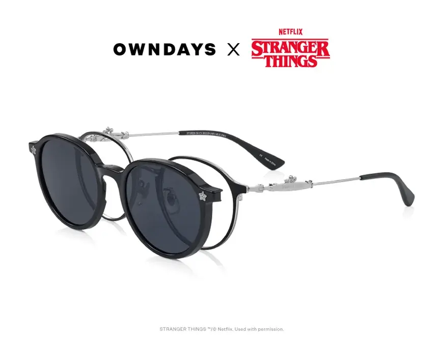 【OWNDAYS｜オンデーズ】Netflix「ストレンジャー・シングス 未知の世界」とのアイウェアコレクション登場！裏側の世界やヘルファイア・クラブの世界観を凝縮したモデルが揃うファン必見のコラボ発売 画像 15