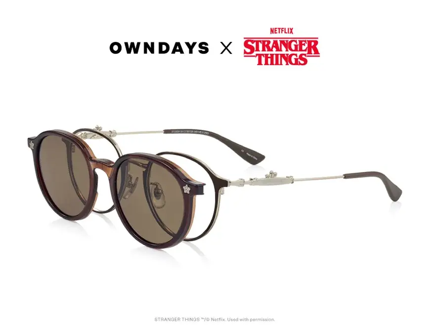 【OWNDAYS｜オンデーズ】Netflix「ストレンジャー・シングス 未知の世界」とのアイウェアコレクション登場！裏側の世界やヘルファイア・クラブの世界観を凝縮したモデルが揃うファン必見のコラボ発売 画像 16