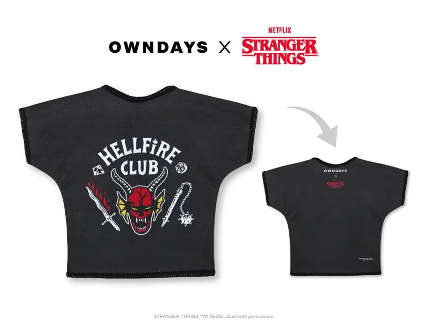 【OWNDAYS｜オンデーズ】Netflix「ストレンジャー・シングス 未知の世界」とのアイウェアコレクション登場！裏側の世界やヘルファイア・クラブの世界観を凝縮したモデルが揃うファン必見のコラボ発売 画像 19