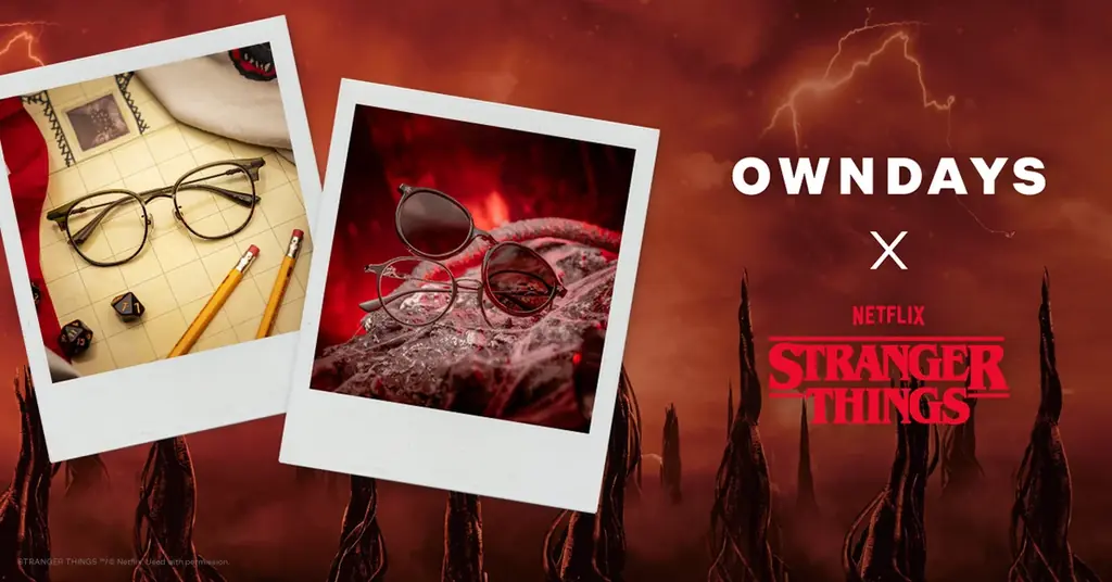 【OWNDAYS｜オンデーズ】Netflix「ストレンジャー・シングス 未知の世界」とのアイウェアコレクション登場！裏側の世界やヘルファイア・クラブの世界観を凝縮したモデルが揃うファン必見のコラボ発売 画像 23