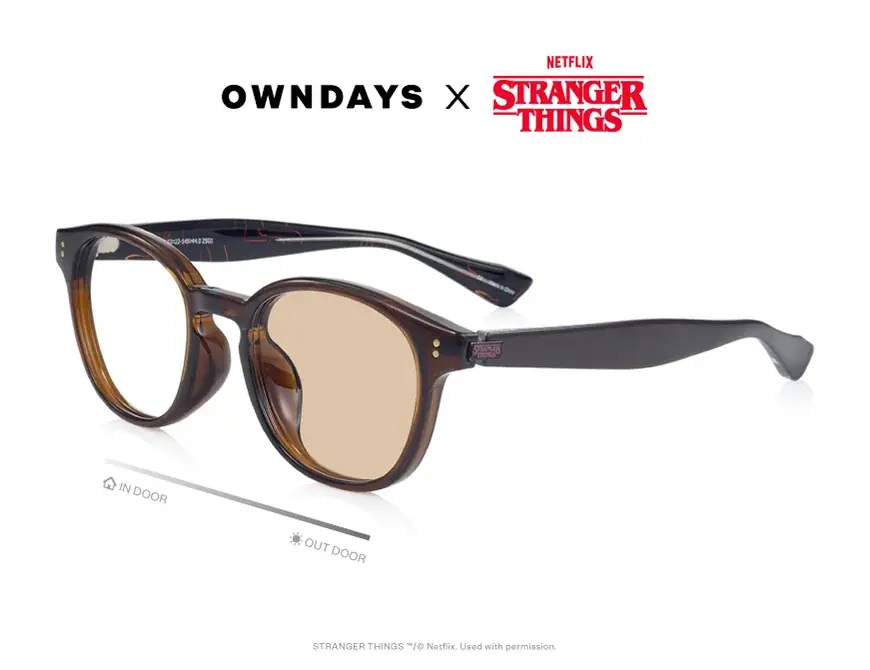 【OWNDAYS｜オンデーズ】Netflix「ストレンジャー・シングス 未知の世界」とのアイウェアコレクション登場！裏側の世界やヘルファイア・クラブの世界観を凝縮したモデルが揃うファン必見のコラボ発売 画像 4