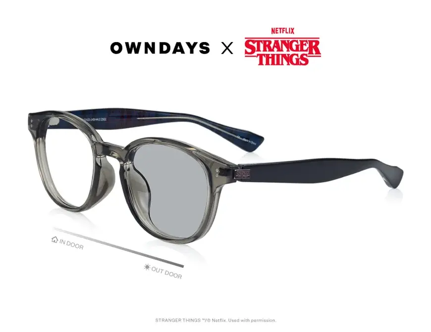 【OWNDAYS｜オンデーズ】Netflix「ストレンジャー・シングス 未知の世界」とのアイウェアコレクション登場！裏側の世界やヘルファイア・クラブの世界観を凝縮したモデルが揃うファン必見のコラボ発売 画像 5