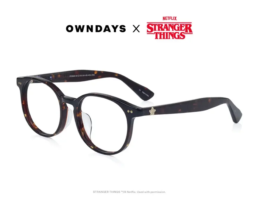 【OWNDAYS｜オンデーズ】Netflix「ストレンジャー・シングス 未知の世界」とのアイウェアコレクション登場！裏側の世界やヘルファイア・クラブの世界観を凝縮したモデルが揃うファン必見のコラボ発売 画像 7