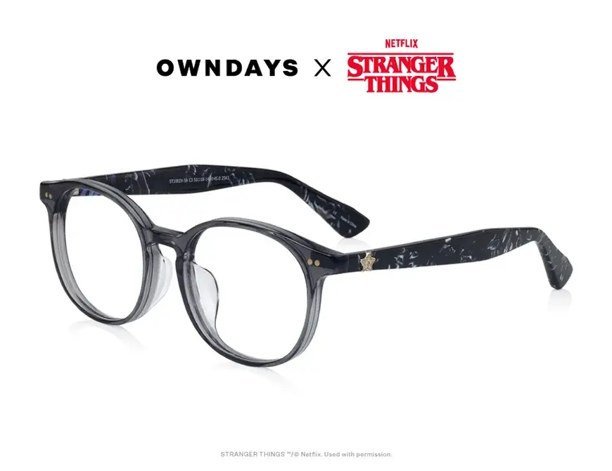 【OWNDAYS｜オンデーズ】Netflix「ストレンジャー・シングス 未知の世界」とのアイウェアコレクション登場！裏側の世界やヘルファイア・クラブの世界観を凝縮したモデルが揃うファン必見のコラボ発売 画像 8