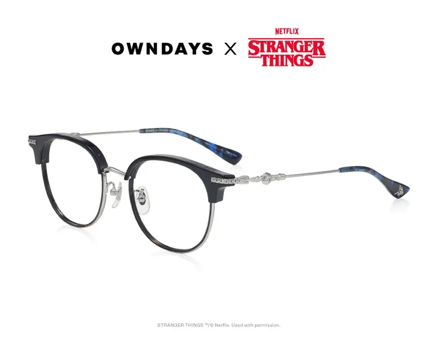 【OWNDAYS｜オンデーズ】Netflix「ストレンジャー・シングス 未知の世界」とのアイウェアコレクション登場！裏側の世界やヘルファイア・クラブの世界観を凝縮したモデルが揃うファン必見のコラボ発売 画像 9