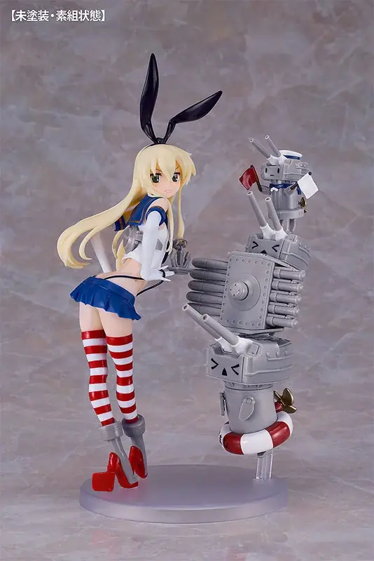 ブラウザゲーム『艦隊これくしょん -艦これ-』より、駆逐艦「島風」がプラモデル化。あみあみにて予約受付中。 画像 11