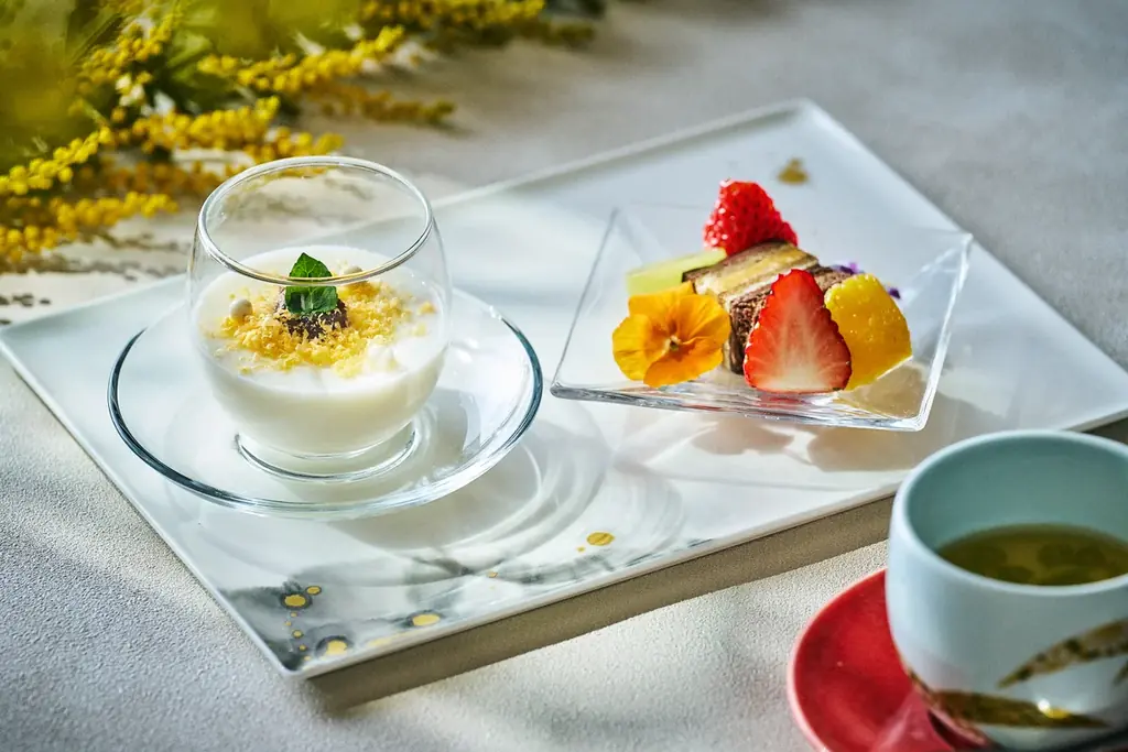 可憐で美しいミモザをテーマにした寿司スタイルのアフタヌーンティーJapanese Afternoon Tea～華凛～を販売 ザ・プリンスギャラリー 東京紀尾井町 画像 7