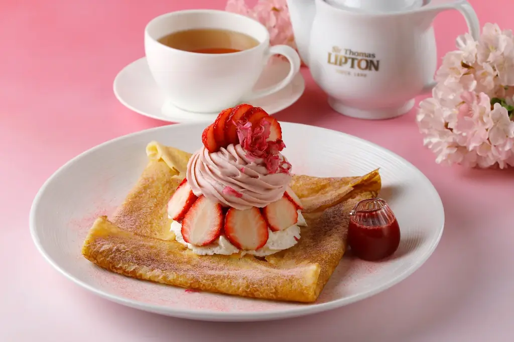 【京都 春スイーツ】1930年創業の紅茶専門店 Sir Thomas LIPTON が提案する、さくら×苺×紅茶のマリアージュ『春の苺フェア』を3月1日(日)からスタート。 画像 5