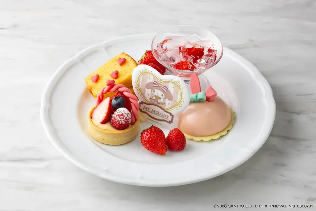 【サンリオキャラクタールーム】描き下ろしデザインを用いた「マイメロディ」「クロミ」のデザートプレートがリニューアル！2026年2月27日(金)より予約受付開始 画像 7