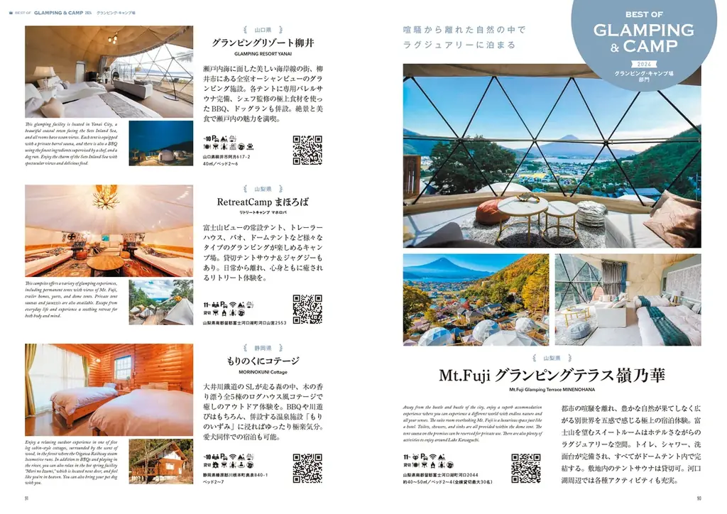 絶対行きたい極上宿！日本一の民泊・貸別荘・グランピング・キャンプ場を決めるコンテスト「BEST OF MINPAKU」公式ムックが発売 画像 4