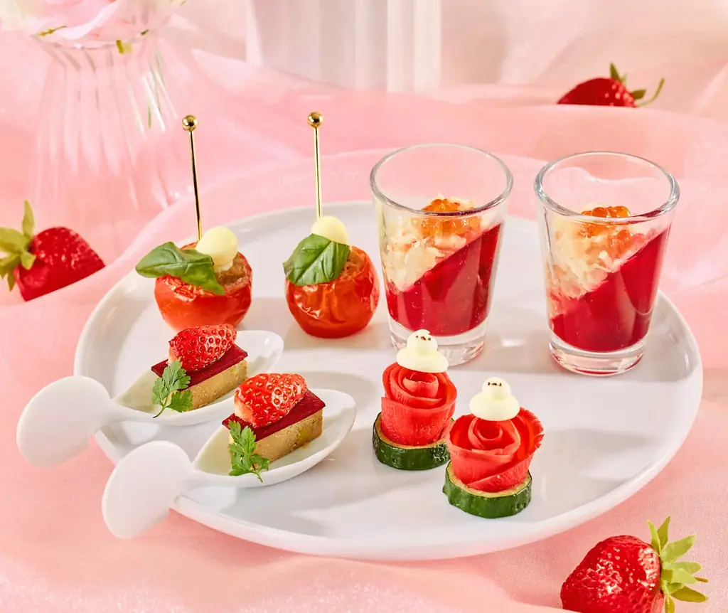 「ぼく、シマエナガ。」コラボレーション　シマエナガランチ 春～Like Afternoon Tea～　Very Berry SPRING! 苺とベリーづくしのアフタヌーンティー風ランチ 画像 4