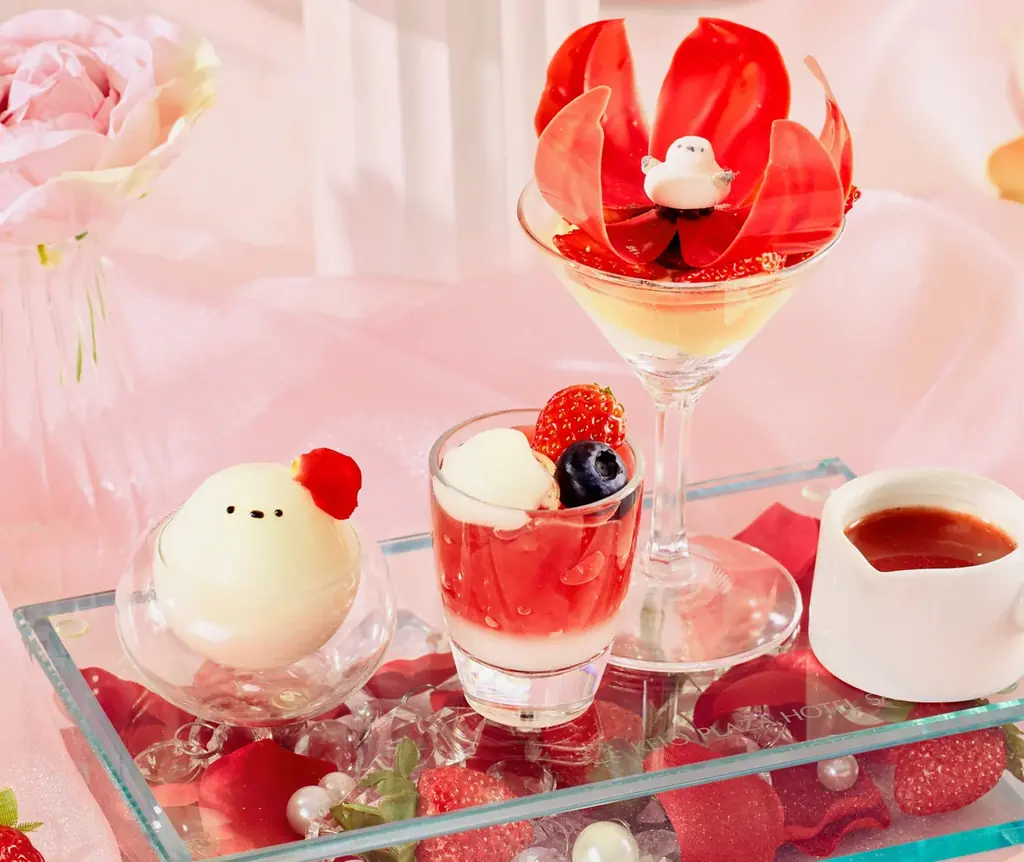 「ぼく、シマエナガ。」コラボレーション　シマエナガランチ 春～Like Afternoon Tea～　Very Berry SPRING! 苺とベリーづくしのアフタヌーンティー風ランチ 画像 6