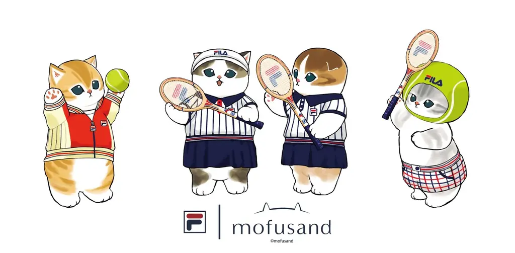 FILA × mofusand 初のコラボレーションが実現！ 画像 1