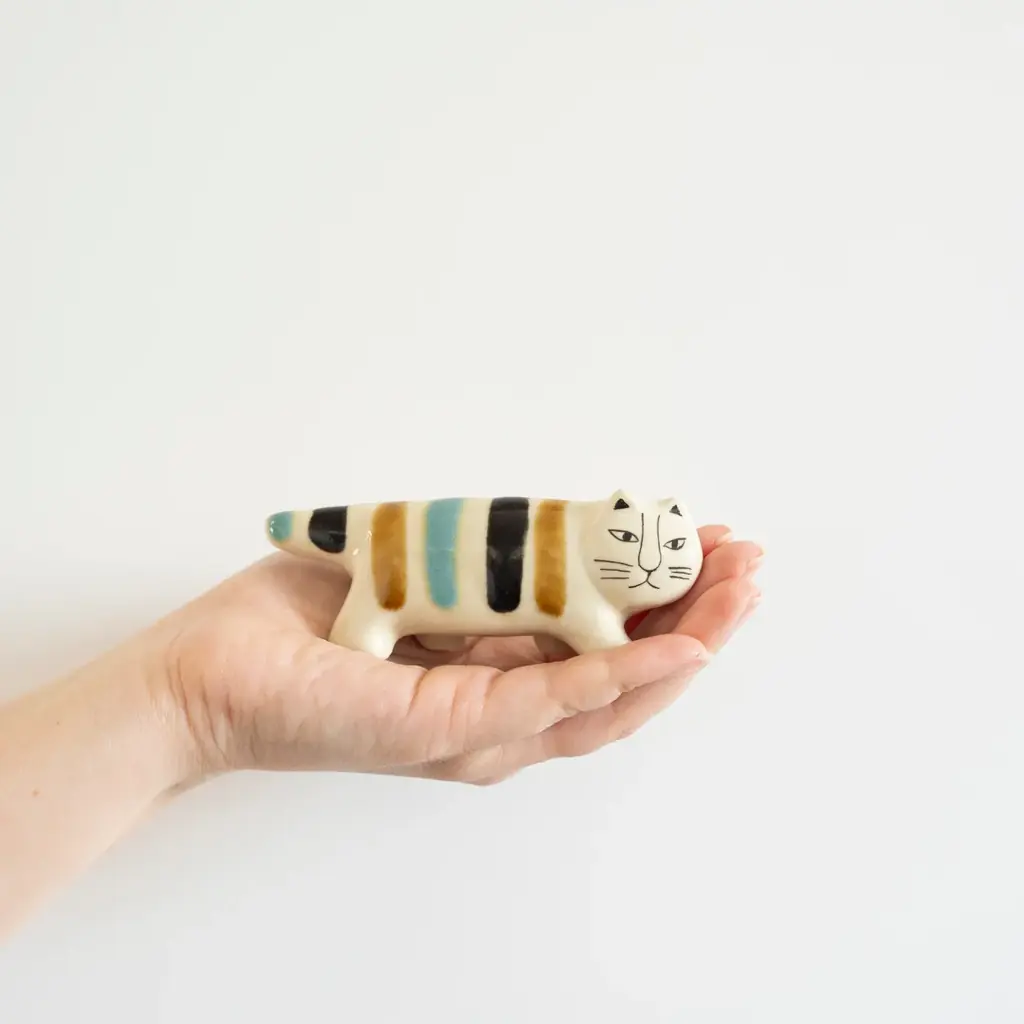 【リサ・ラーソンの猫】栃木・益子で生まれた「にっぽんのリサ猫」最新作。日本各地の窯元を旅するプロジェクトから、9匹目の猫《あわせじま》が登場。 画像 4