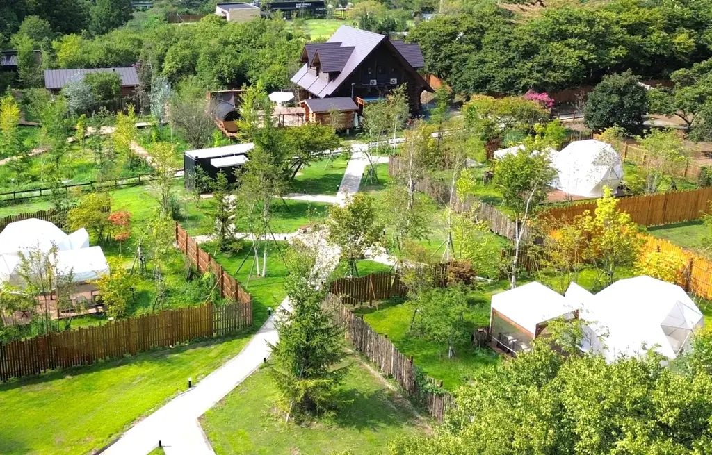 【 本日、新たなプレミアム ログコテージ完成！ 】駅のホームから徒歩0分 群馬・水沼ヴィレッジ『本格薪サウナ付き “プレミアムログコテージ”』春の訪れとともに堂々公開！ 画像 6