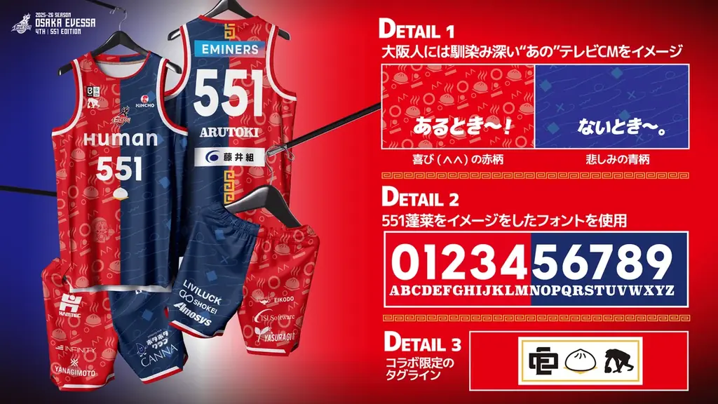 大阪エヴェッサ × 551蓬莱 コラボゲーム開催決定！ 画像 3