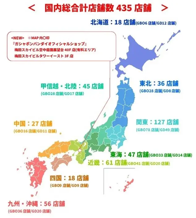 バンダイ公式の「ガシャポン®」大型専門店が登場 『ガシャポンバンダイオフィシャルショップ』梅田スカイビルタワーイースト3F店　2026年2月27日(金)オープン！ 画像 14