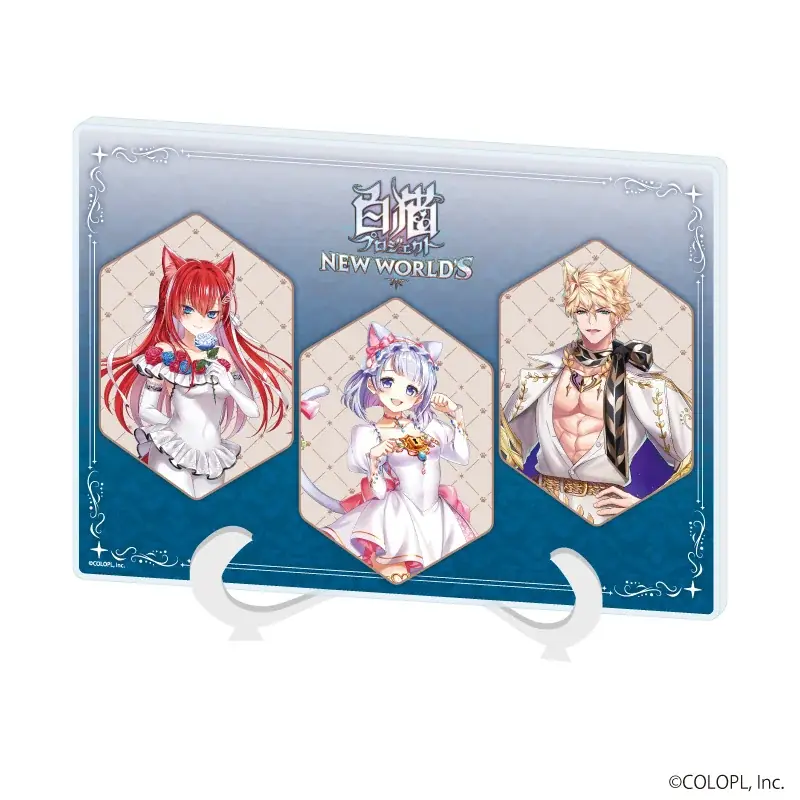 『白猫プロジェクト NEW WORLD’S』eeo Store 池袋本店で「猫の日」グッズ販売開始！ティナ、キアラ、ヘルモートの描きおろしイラスト＆グラフアートを使ったグッズが新登場！ 画像 6