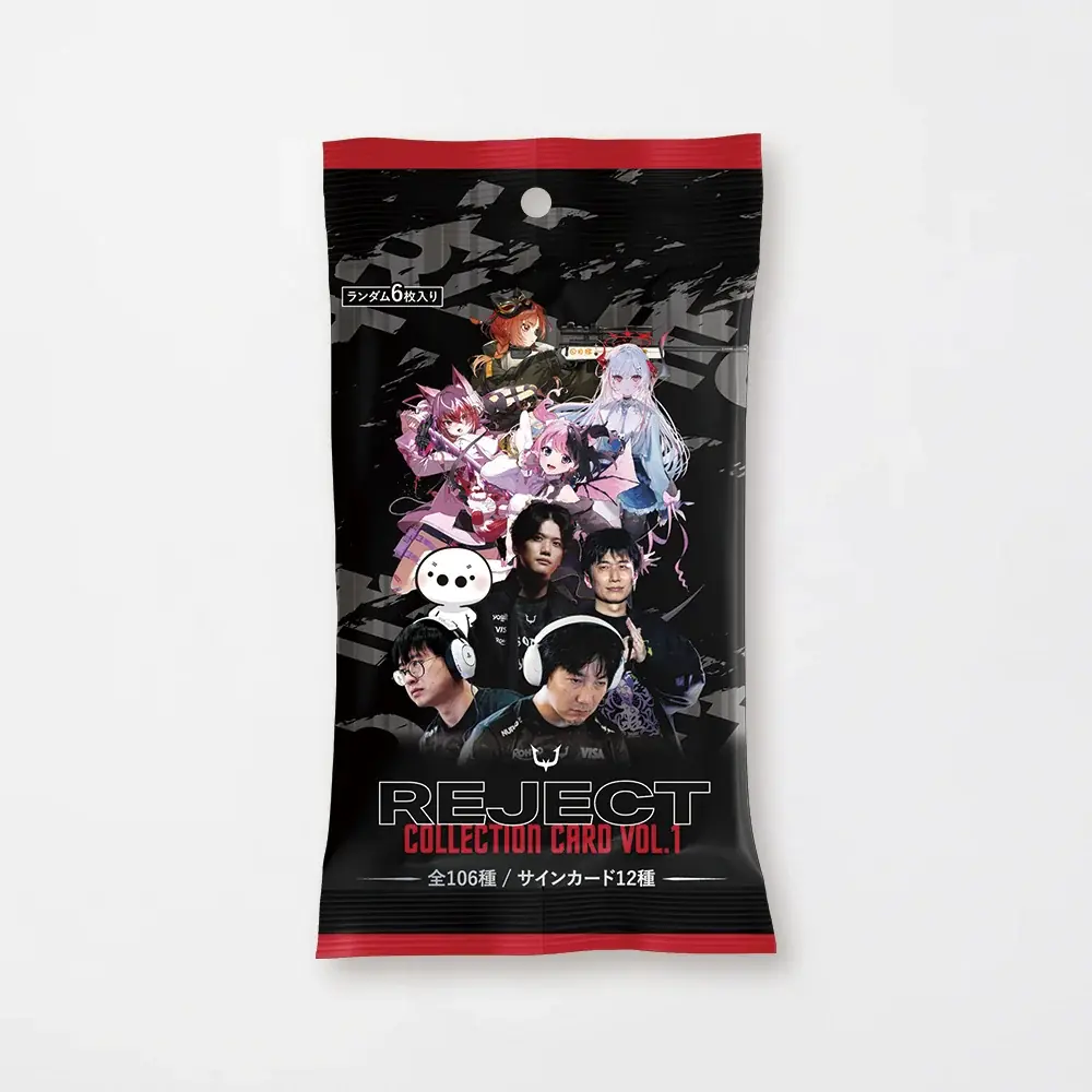 eスポーツチーム「REJECT」初となるコレクションカード「REJECT COLLECTION CARD Vol.1」を発売 画像 3