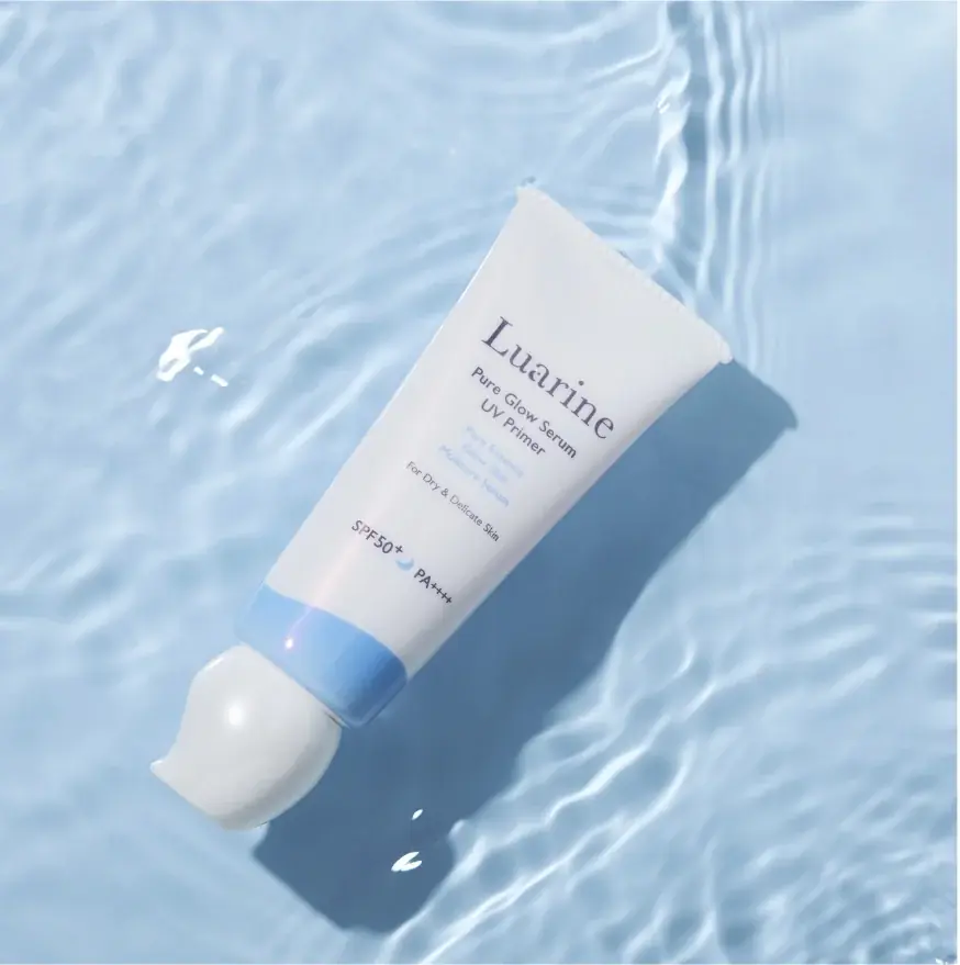 本田真凜プロデュースの透明感ヒカリメイクを叶えるブランド「Luarine（ルアリン）」がデビュー！第一弾アイテムは、透明感の土台をつくる美容液UV下地と光をまとうハイライター 画像 2