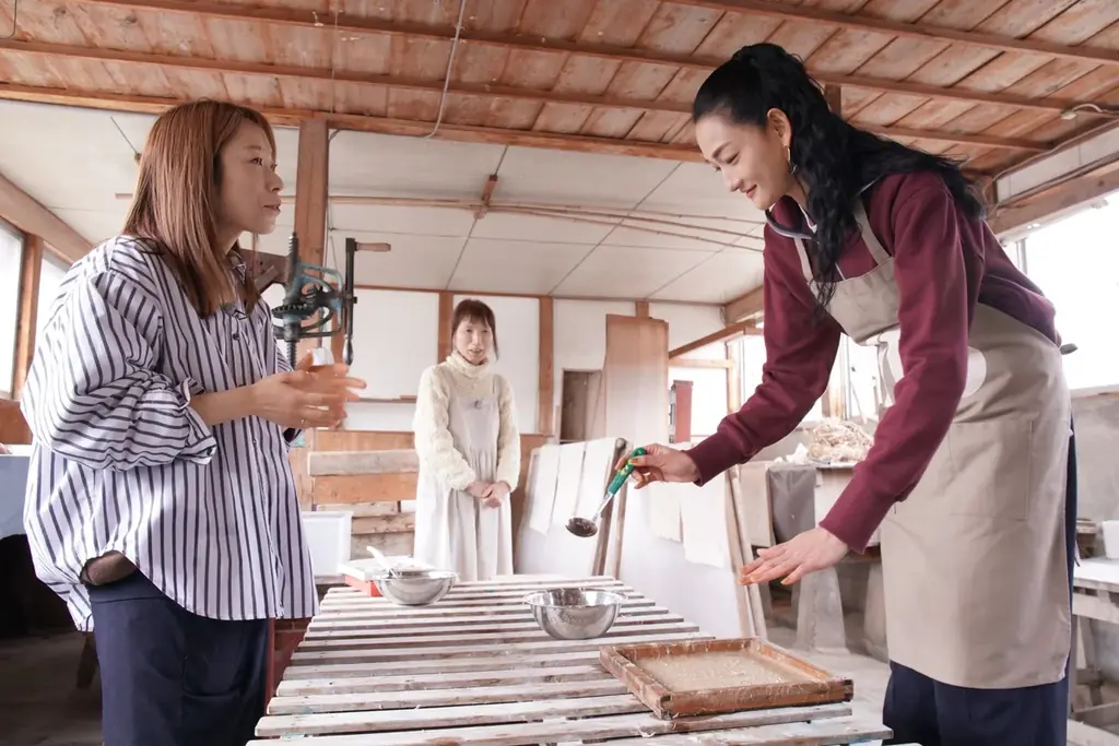 2月25日放送 冨永愛が密着 加賀雁皮紙の最後の紙作り
