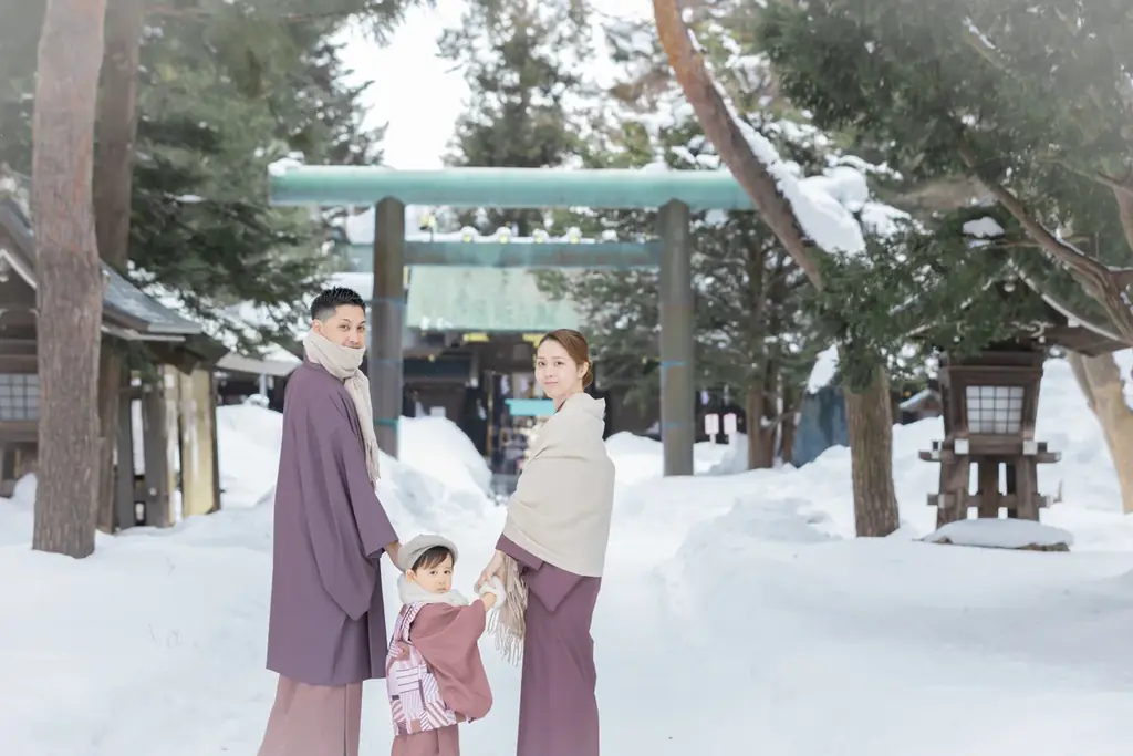 雪が溶ける前に。一生に一度の３歳を、白銀の絶景で残す最後のチャンス。 画像 2