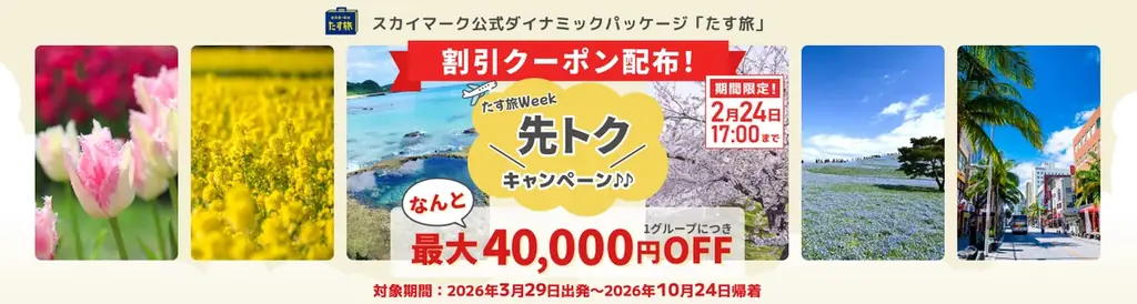 【新商品／福岡・長崎空港発着】スカイマークで行く！「スカイステイション　レンタカー付沖縄」を販売開始！価格は21,800円から♪スカイマーク公式ダイナミックパッケージ『たす旅』ではクーポンセール実施中 画像 12