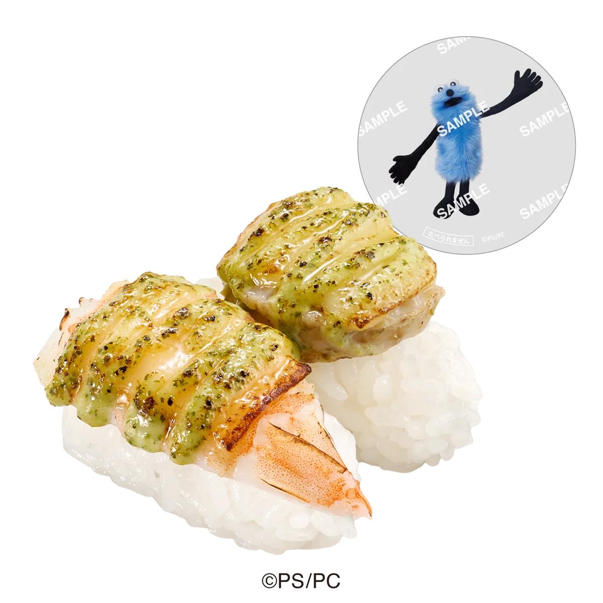 回転すしスシローとパペットスンスンが再びコラボ！3月4日より全国の店舗で限定グッズ付きのおすしやスイーツなどを展開 画像 2